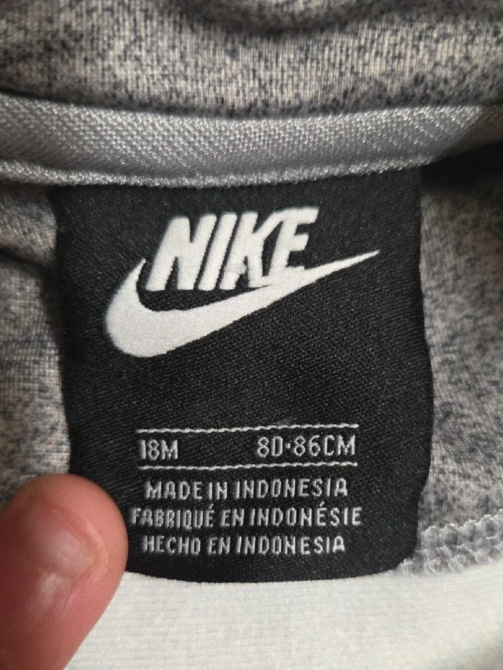 Nike Grey Kids Track Jacket and Joggers Set - Picture 3 of 6